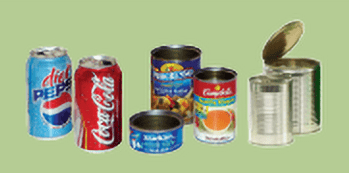 Empty Aluminum and Steel Cans